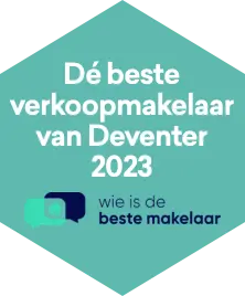 Winnaar de beste verkoopmakelaar van Deventer 2023